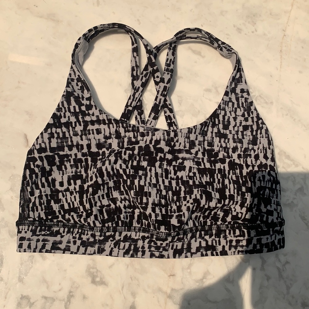 Lululemon Energy Bra- Grey and Black